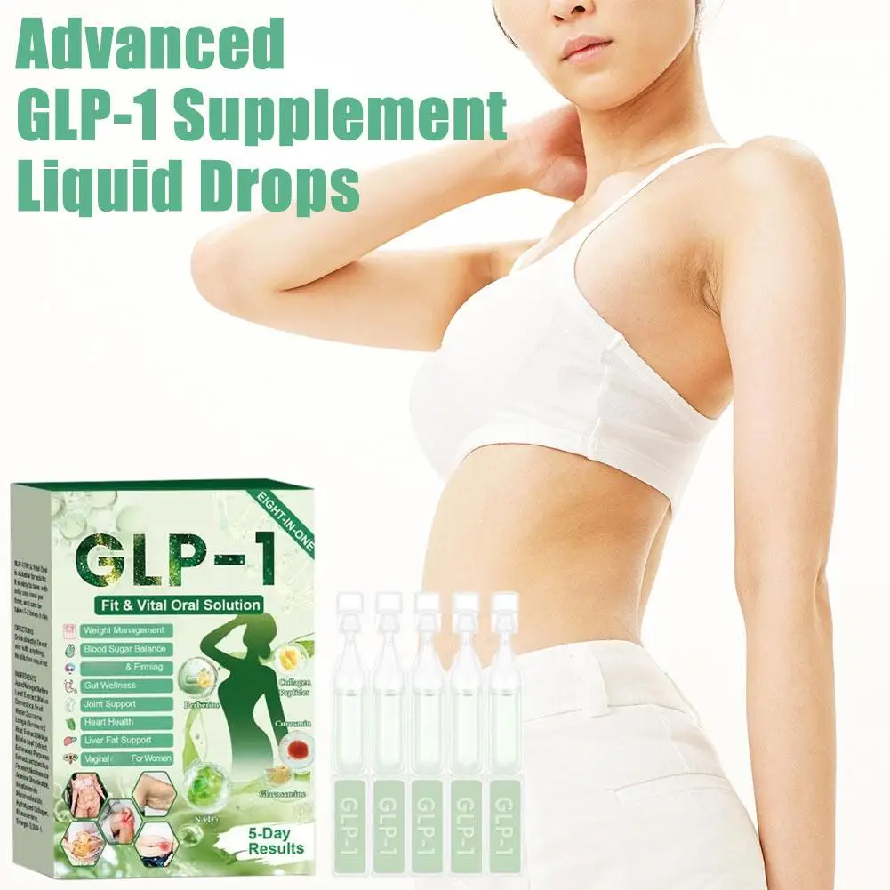 20/10/5Box GLP-1 Oral Solution Metabolism Booster Weight Management Detox Intestine Beneficial Bacteria Enhance Body Health