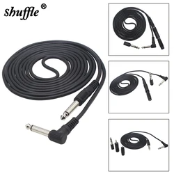 3M Guitar Cable Audio Connecting Cable for Electric Guitar Bass Keyboard Instrument Noise Reduction Audio Cable 6.35 3.5mm Plugs