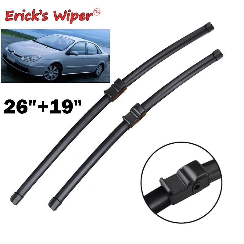 Erick\'s Wiper LHD Front Wiper Blades For Citroen C5 MK1 2004 - 2007 Windshield Windscreen Clean Window Car Rain Brushes 26\