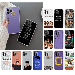 Phone Case For iphone 17 Pro Max Air 16 15 14 13 Pro Max 15 16 Pro 15Plus Friends TV Show Case Funda Capa Cell