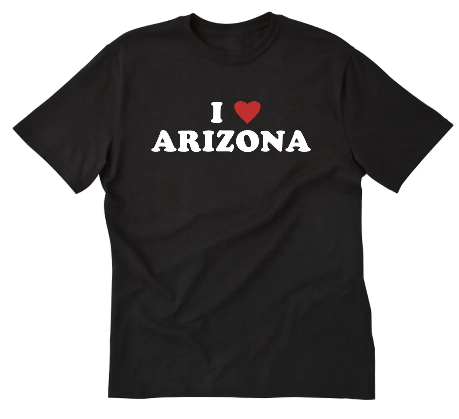 I Love Arizona T-shirt I Heart Arizona Shirt Cotton Short Sleeve Tee State