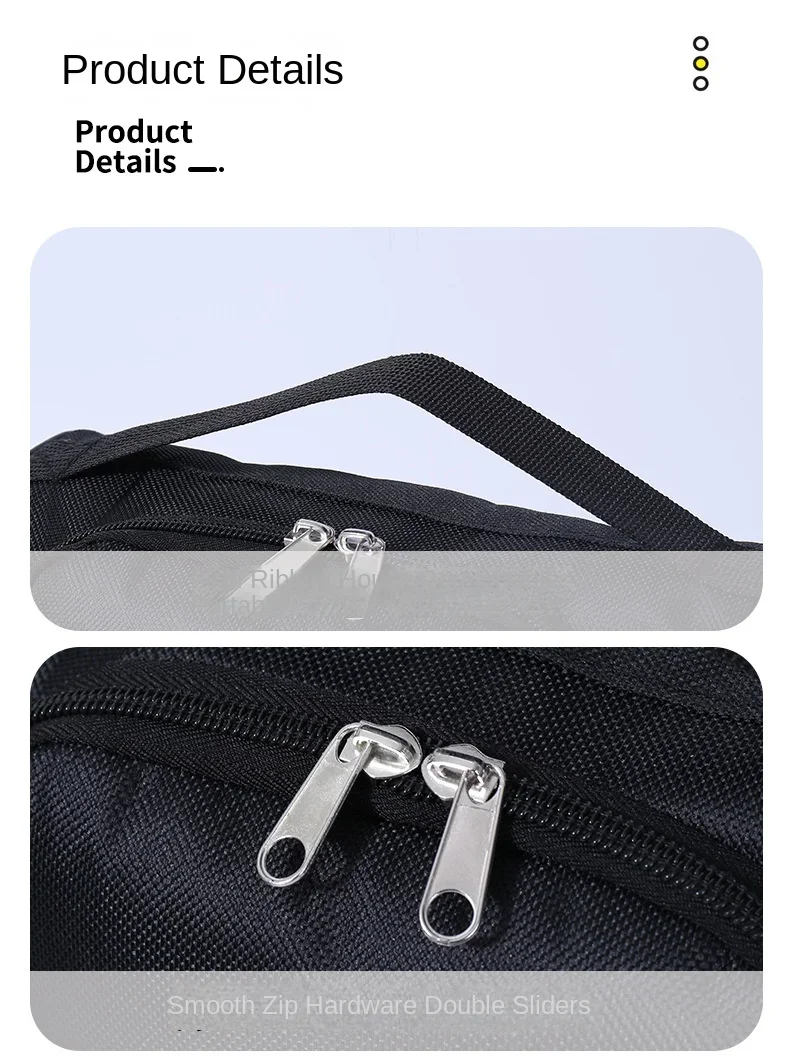 Tragbare Golfschuh-Tasche aus Oxford-Gewebe, atmungsaktive, leichte Golf-Handtasche, staubdichte Fußball- und Tennisschuh-Tasche – Detail 9