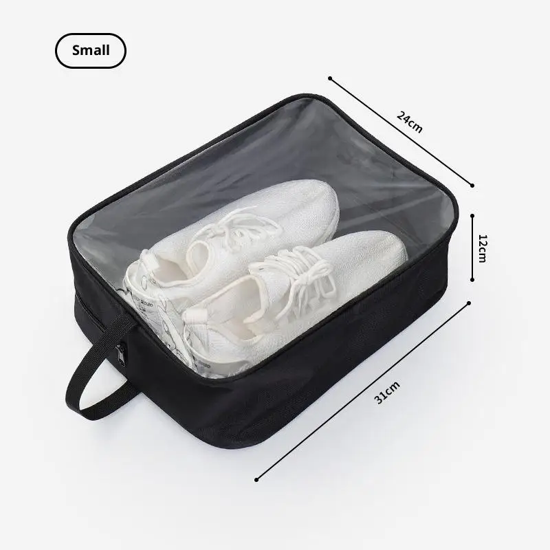 Portable Nylon Travel Shoe Bags With Zipper Closure For Men And Women Waterproof Shoe Organize Storage Bags Makeup Laundry Bag