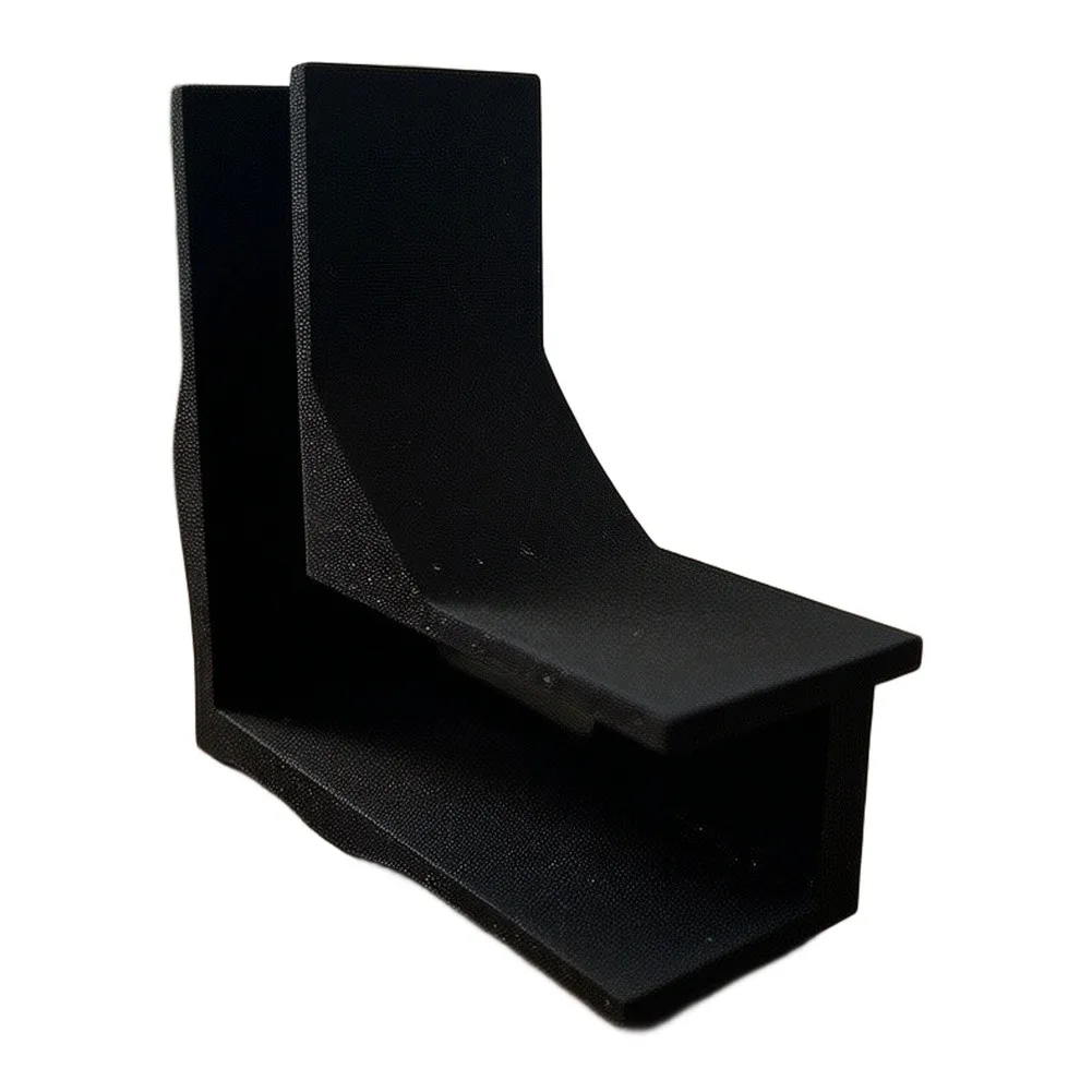 10-Pack 3D Printed Corner Braces Supporting 90 Degree Angles for Cabinet Assembly and Woodworking Applications