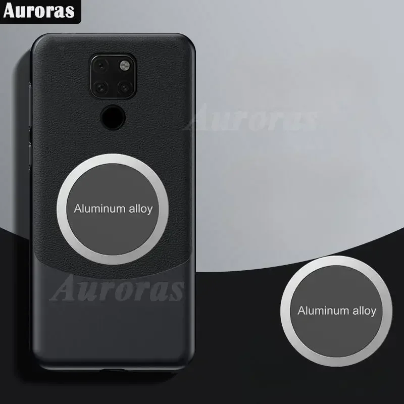For Huawei Mate 20 Case Car Magnetic Suction Leather Soft Shockproof Cover For Huawei Mate 20 Pro 20X mate Back Casing