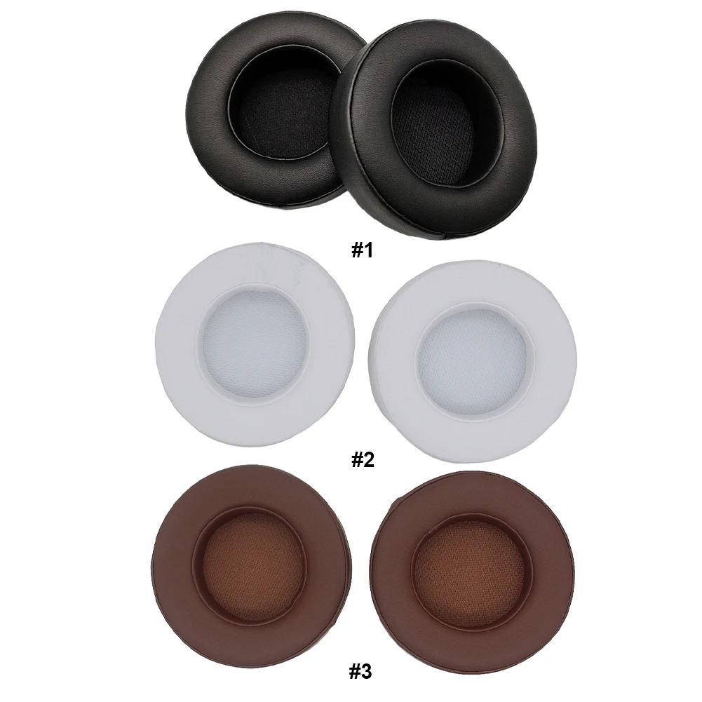 1 Pair Replacement Ear Pads Cushions Protein Leather Headphone Earpads Headset Ear Cushions for Corsair VIRTUOSO RGB Wireless SE