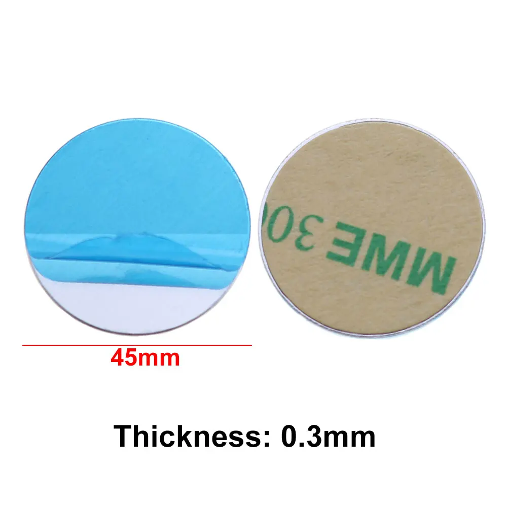 JCD 10 stücke Silber Magnetische Metall Platte Für Magnetische Auto Telefon Halter Universal Eisen Blatt Ständer Handy Magnet Halter Halterung