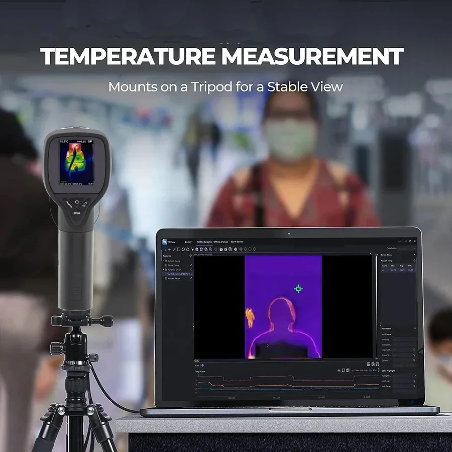 HT-175 Temperature Measuremend HTI thermal imaging Camera 32*32 thermographic camera with 2.0" Color Screen