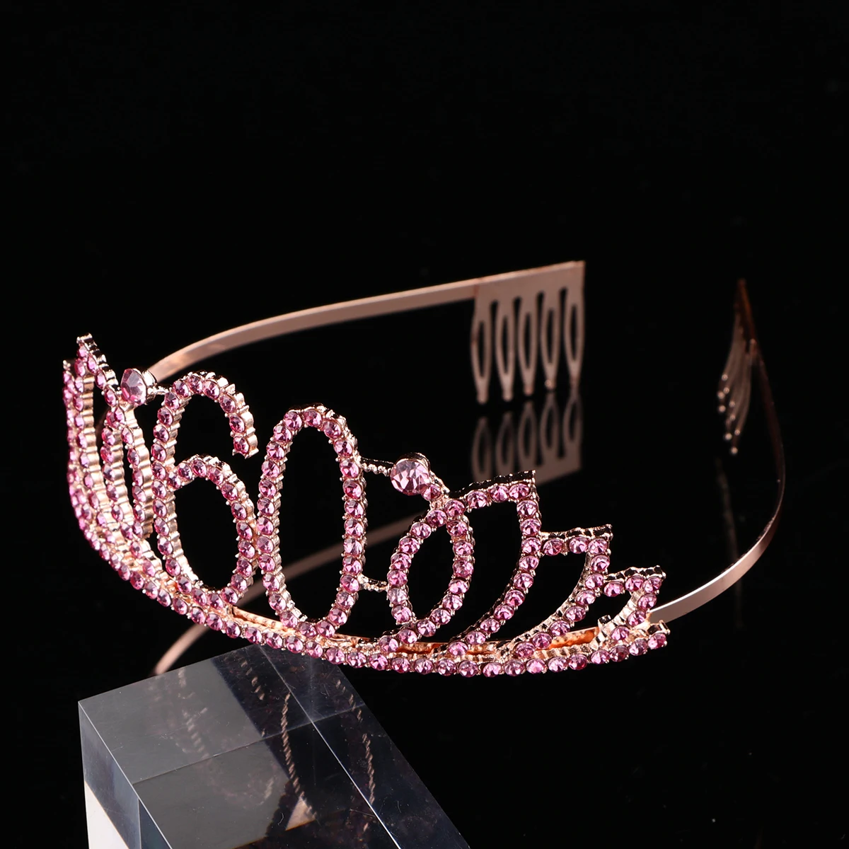 

Birthday Headdress Hair Accessories Elegant Delicate Crown Women Headwear Cake Decoration Brightness Chic Design