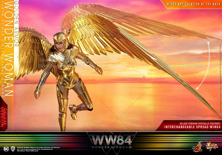 HOTTOYS HT MMS578 1/6 ألعاب قابلة للجمع Wonder Woman 5.0 الذهبي الفاخر الذهبي درع النسخة الجندي 12 ''عمل نموذج لجسم هدية