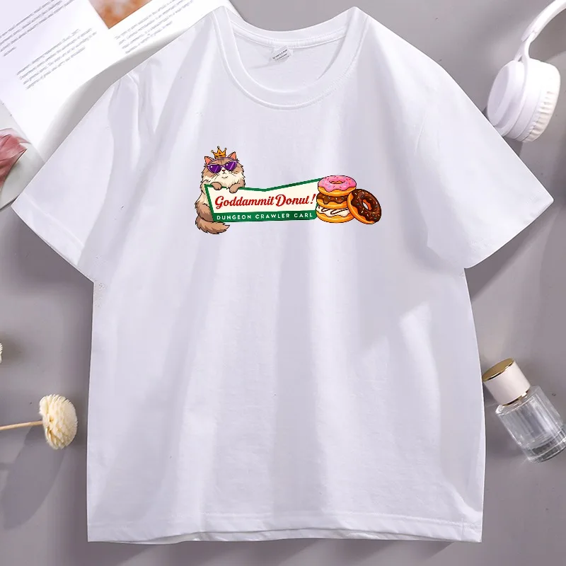 2026 Princess Donut T Shirt Crawler Carl T-shirt Cat Lover Graphic T Shirts Funny Cotton Comfortable Short Sleeve Clothes