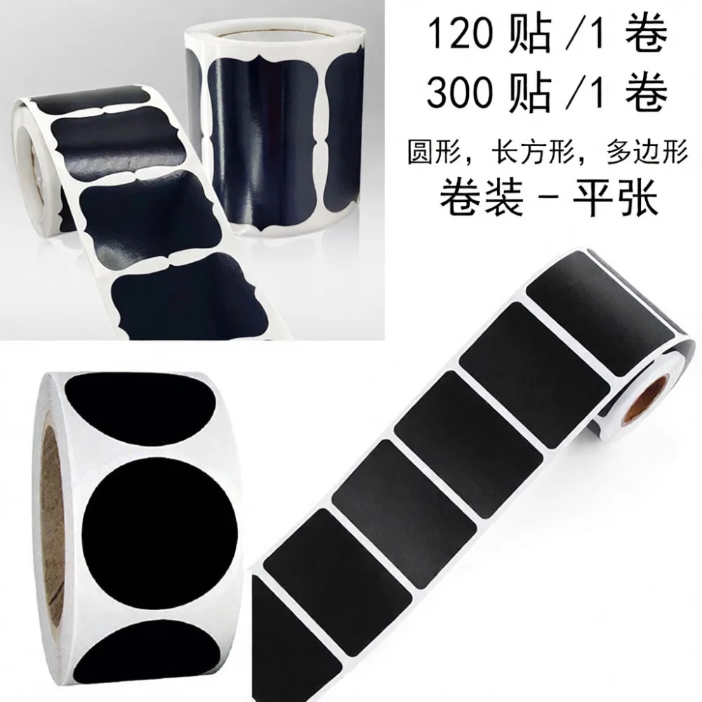 Adhesive Blackboard Label Stickers For Kitchen Organization Removable Waterproof Decals Writing Tags For Storage Containers