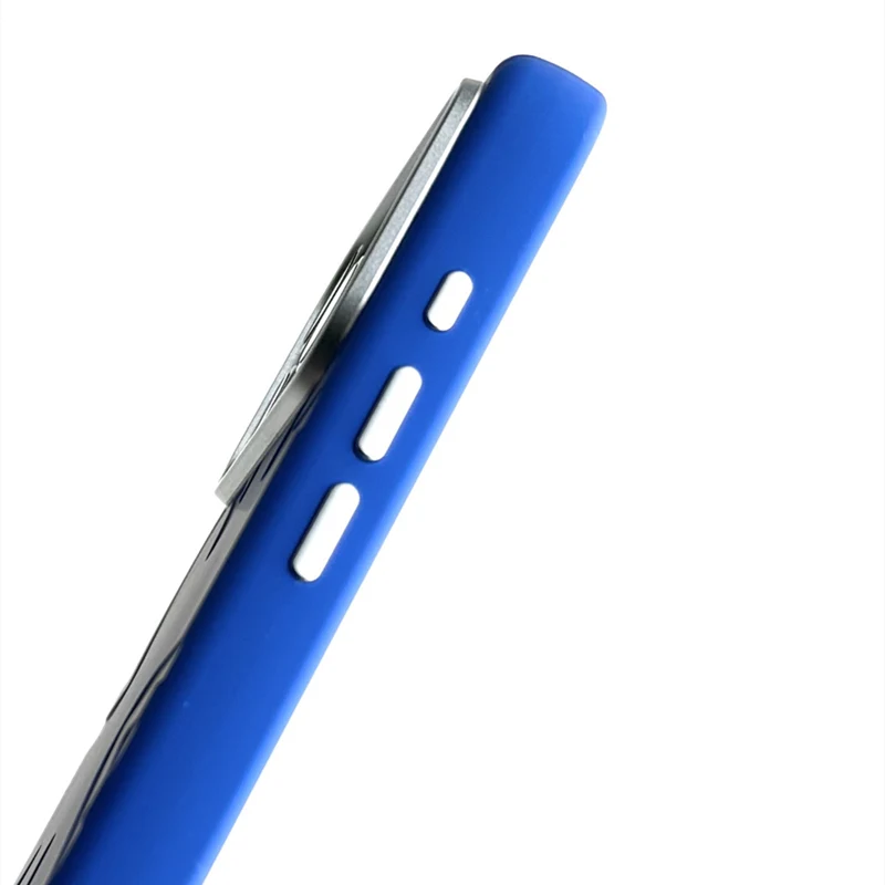 Einfarbige Flüssigsilikonhülle für MagSafe für iPhone 17 18 Pro 17Pro Max 16 15 14 mit Linsenschutz aus Legierung, kabellosem Laden und matter Oberfläche – Detail 7