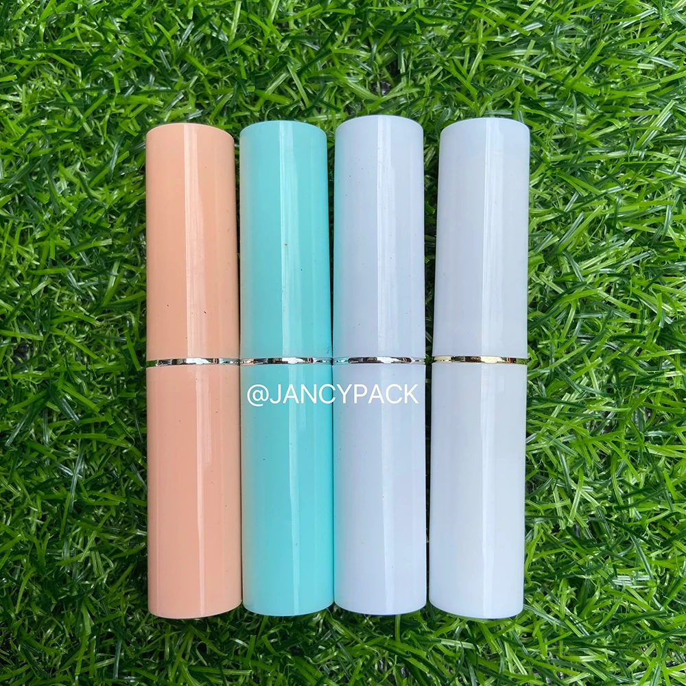 3G Cosmetico Vuoto Chapstick Lip Gloss Rossetto Balsamo Tubo Con Cappucci Lip Gloss Tubo Colorato Vuoto Contenitori Cosmetici Logo Personalizzato