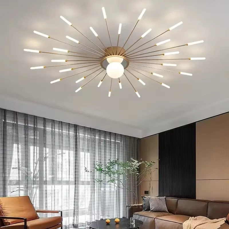 Modern LED Ceiling Light Luster Home Indoor Lighting Living Room Lights Bedroom Hall Kids Room Acrylic Dining Room Lamps Fixture