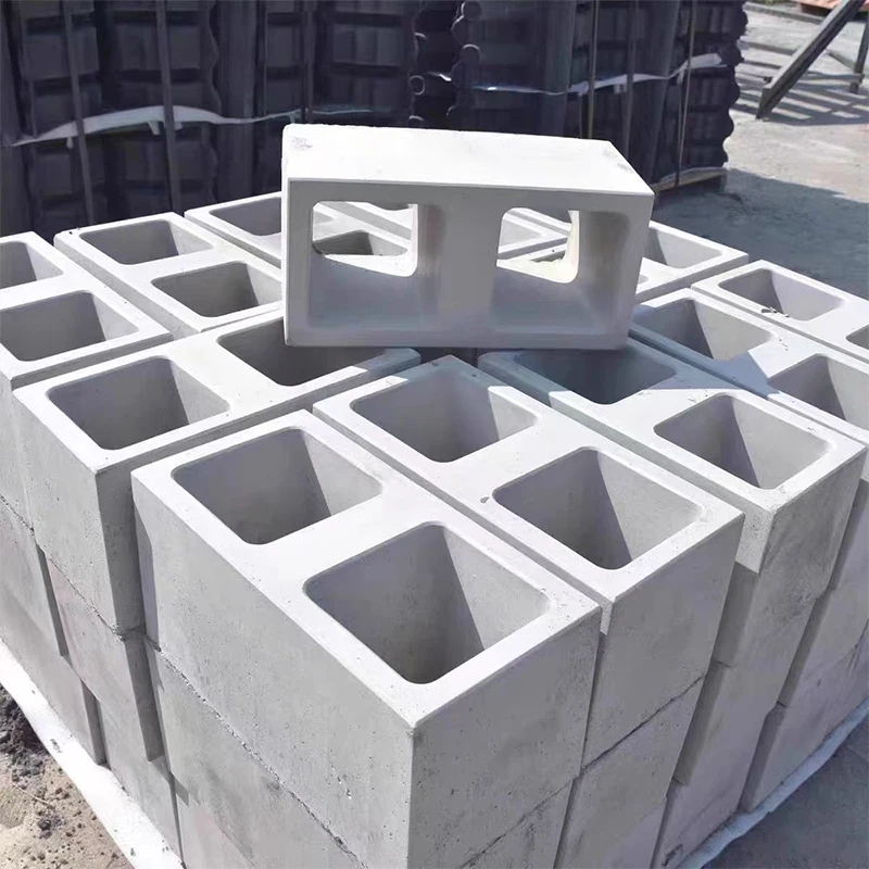 

Double hole hollow square mold for river slope protection, modern and simple outdoor universal mold, 40x40x20cm brick