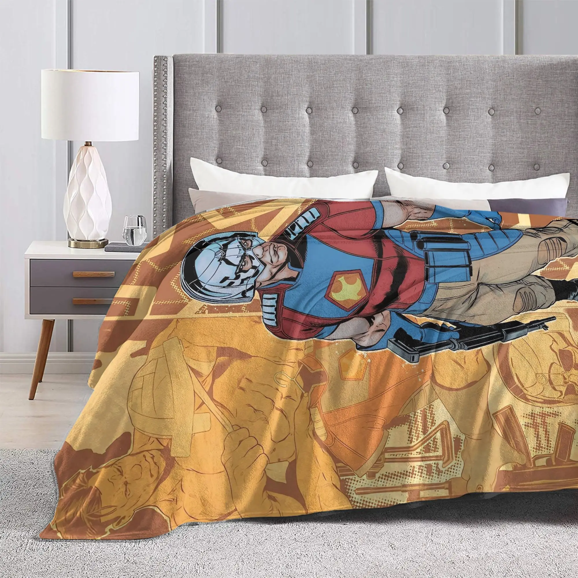 صانعي السلام بطانية ناعمة الفتيات الفتيان أفخم رمي بطانية مضحك الأريكة كرسي الفانيلا المفرش غطاء سرير أريكة #4