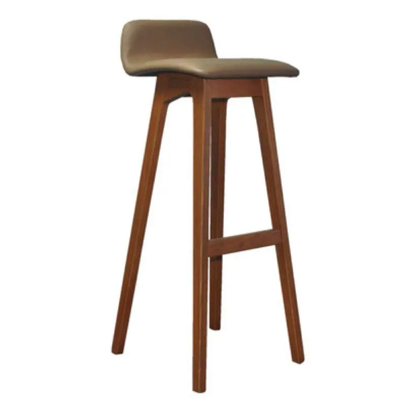 High quality wooden bar stool synthetic leather bar stool