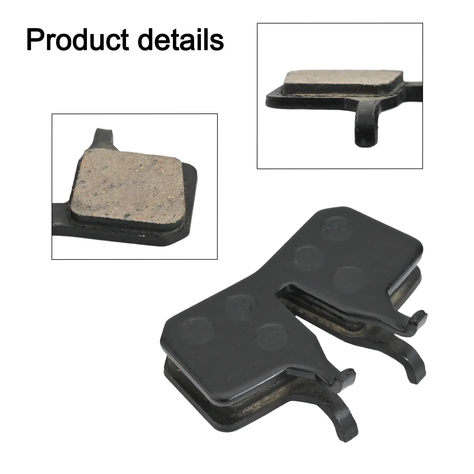 

Bicycle Brake Pads Bike Brake Pads Bicycle Maintenance 44*30mm Size Good Braking Performance Resin And Semi-metal Materials