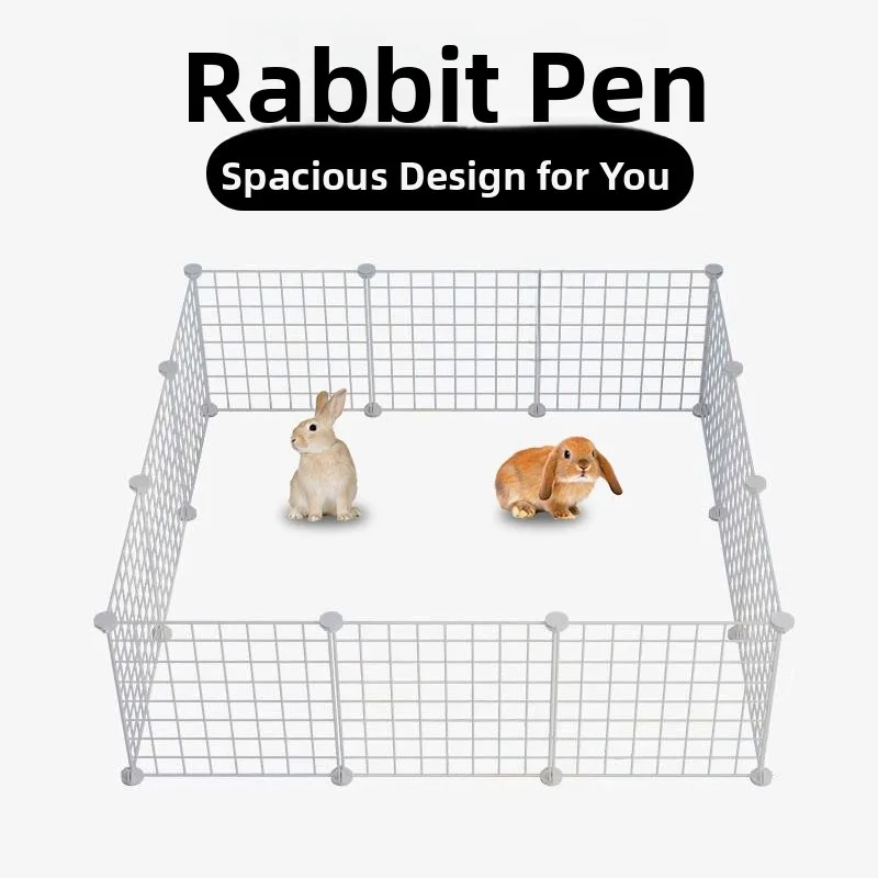 

Ограждение для домашних животных: вольер-загон для кроликов, кошек и собак, универсальный, для использования в помещении, для самостоятельной сборки, с защитой от ветра