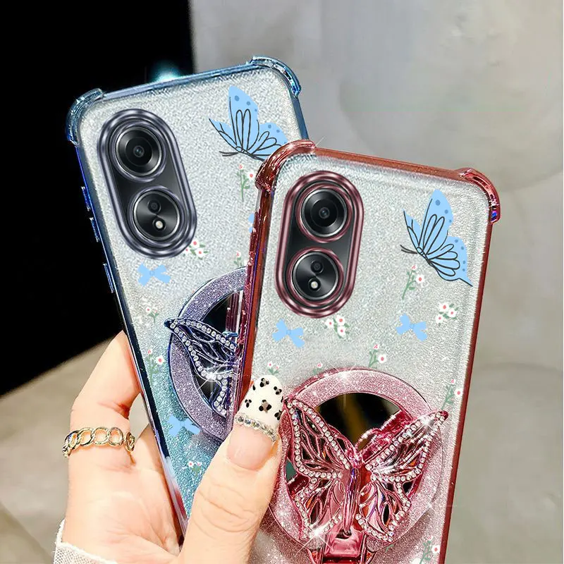 البرسيم بريق تحلق فراشة حامل هاتف الحال بالنسبة ممن لهم A38 A36 A76 A58 A57 A74 A78 A5 A7 A79 A95 A60 A18 A53 A17 A16 4G 5G