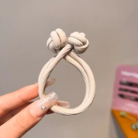 Simplicity Stretch Rubber Hair Ties for Women High Elasticity Fashion Girl Head Rope Scrunchie Hair Accessories 5