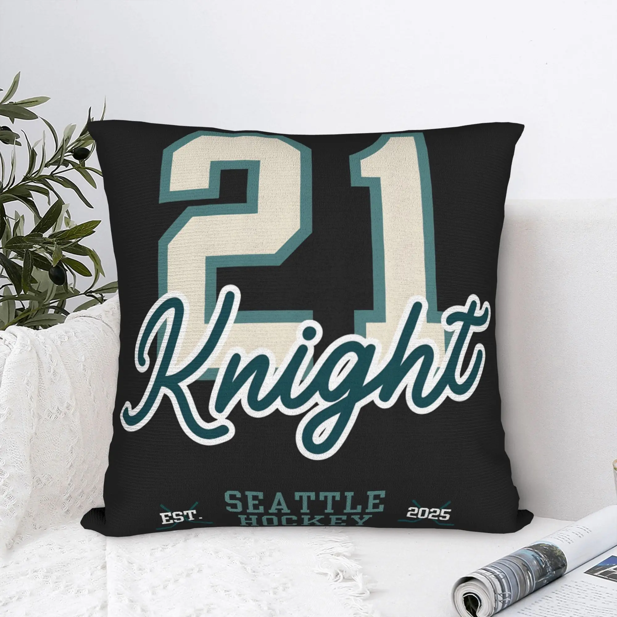 Hilary Knight Ice Hockey Women Champion 2026 Pillow Case Custom Pillow Cover Retro Trendy Cushion Cover For Home Decor