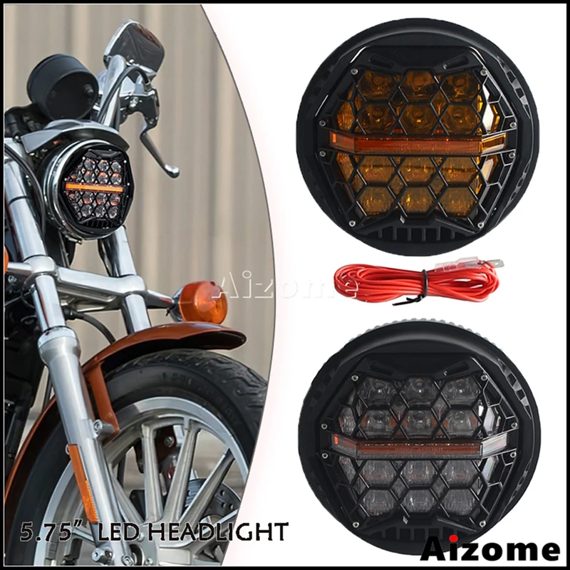 Motorcycle For Harley Dyna FXSTD XL1200C FXST FXSTB FXSTC 5.75