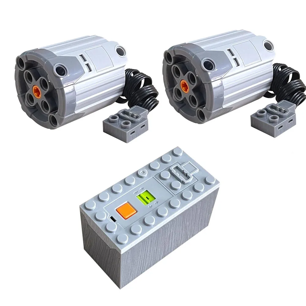 

3PCS Power Functions Set 88000 AAA Battery Box 8882 XL Motor Technical Parts MOC Train Car For Building Block Toy Accessories