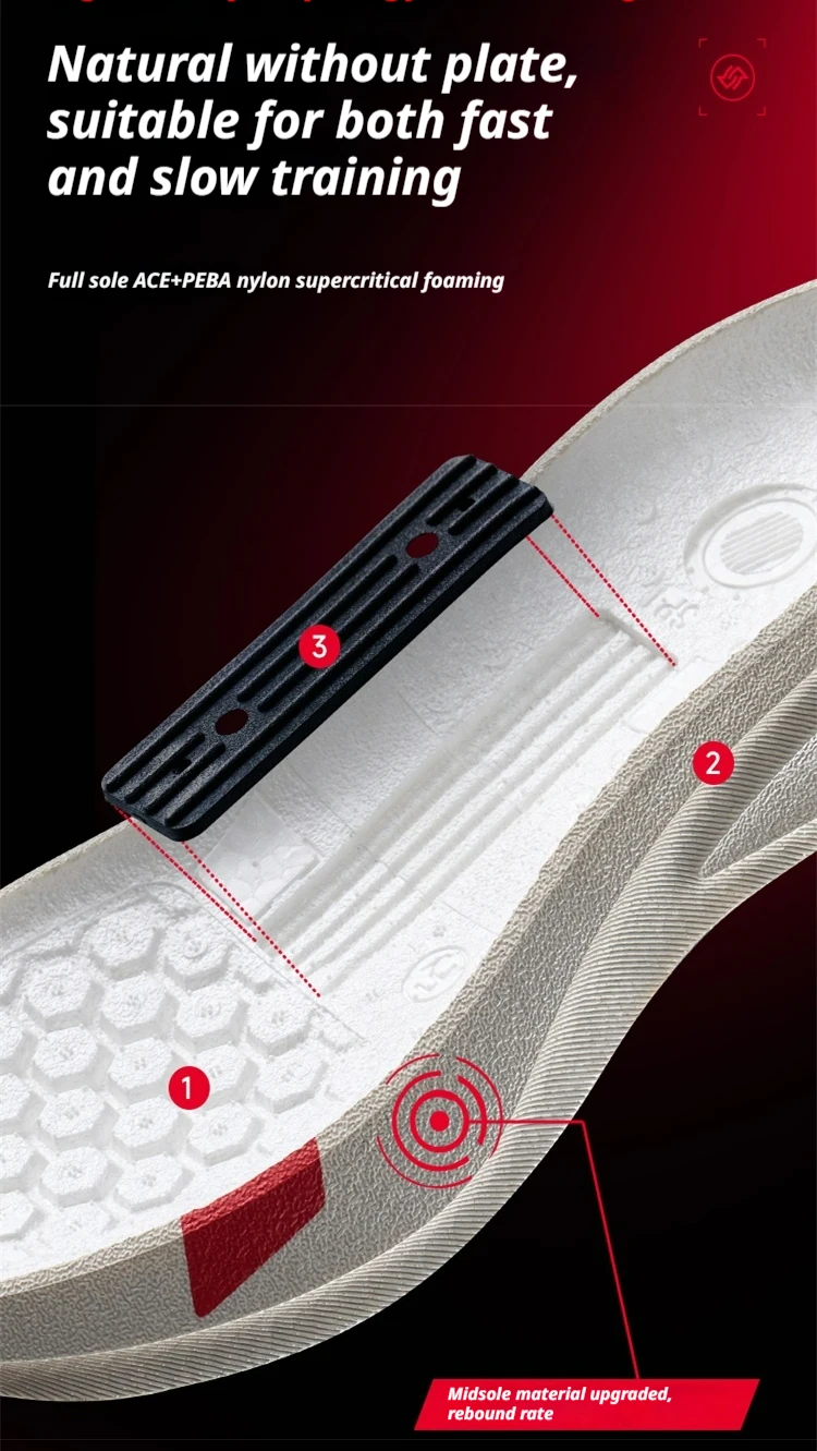 XTEP 2000km PRO Laufschuhe für Damen 2026 Frühling Stabilität Komfort Gepolstert Leichtgewicht Damen Sportschuhe 874218110043 – Detail 7
