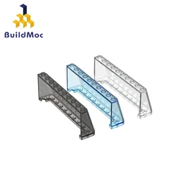 BuildMOC 1PCS 24607 2x10x3 Windshield For Building Blocks Parts DIY Construction Classic Brand Children Gift Toys