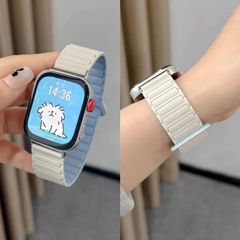 حزام مغناطيسي رياضي لساعة Huawei Watch Fit4 Pro سوار معصم من السيليكون لاستبدال Huawei Fit 4 Fit3 Loop Band Correa