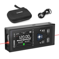 CIGMAN CD-60 Bilateral Laser Distance Meter, 393ft/120M Bilateral Measurement, with M/in/Ft Multiple Units