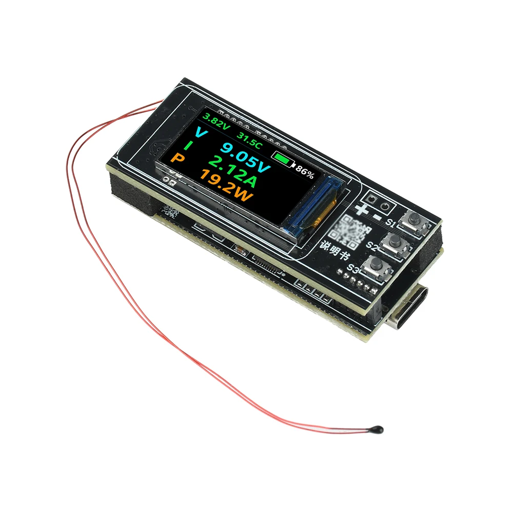 PD140W Schnelllade-Modul TFT-Display 2-6S Lithium-Batterie-Ladeplatine Powerbank-Mainboard-Kit IP2366 Buck-Boost-Wandler – Detail 16