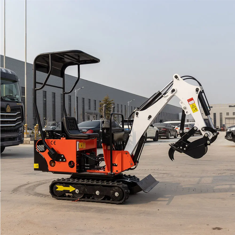 Crawler Mini Excavator 800kg Digger Engine Chinese small Excavators for Gardens Farms Shipping Costs Not Included