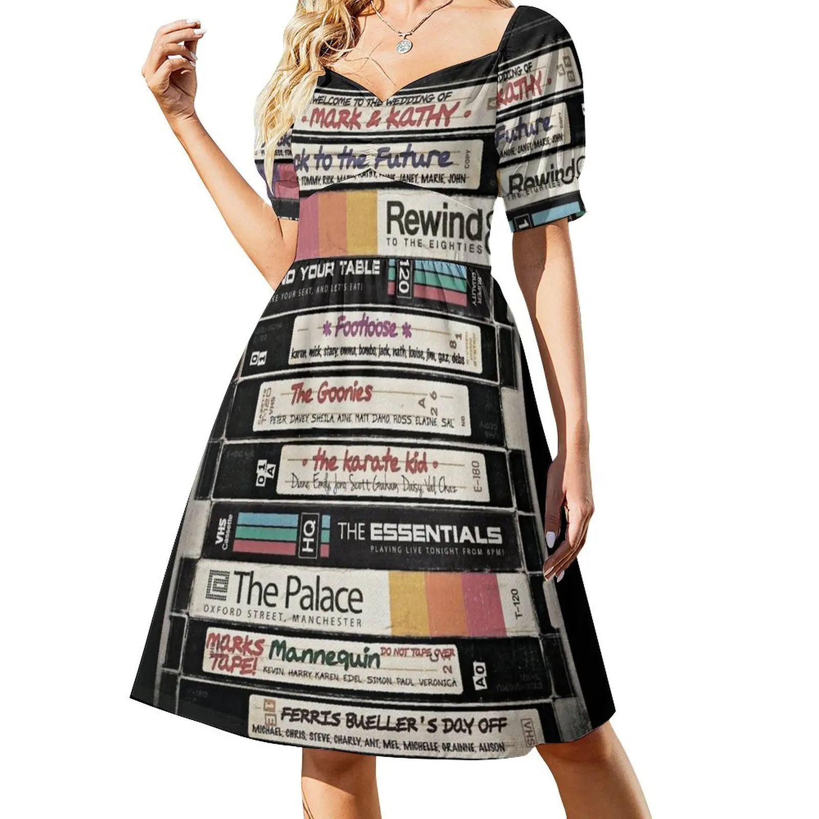 

Vhs party Short Sleeved Dress Cocktail of dresses Clothing Dresses gala summer dress woman 2025 Dress