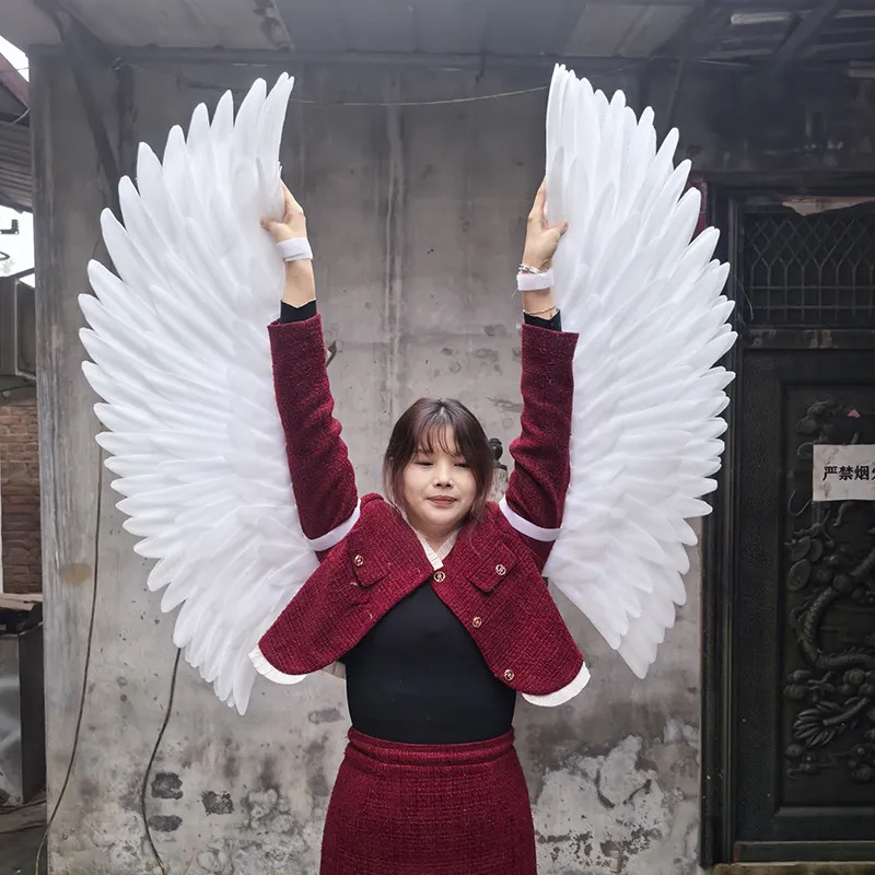 EVA Foam Angel Wings Soft Body Dance Props for Halloween Birthday Party Internet Celebrity Video Photo Props Model Show