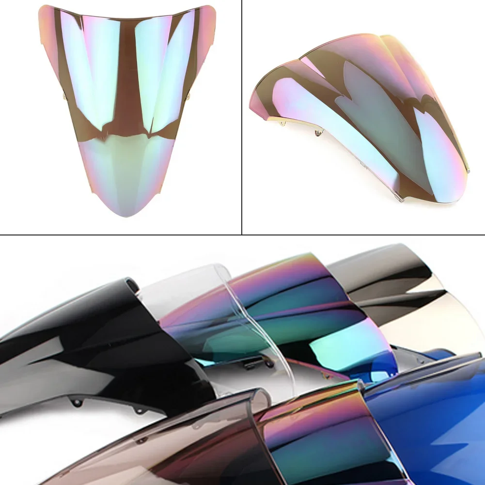 Motorcycle Double Bubble Windshield Deflector Protector Wind Screen For Honda VFR800 VFR 800 2002-2012 2003 2004 2005 2006 2007