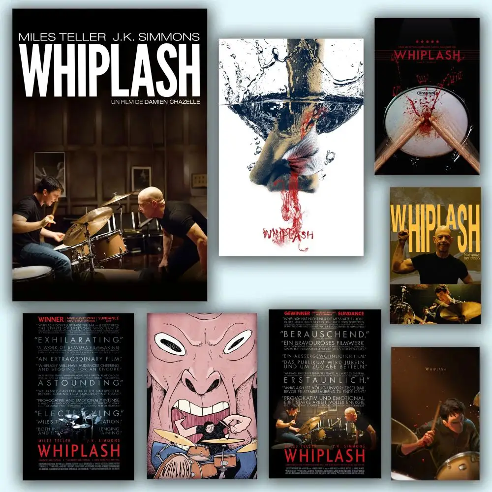 Film ClassicWhiplash Painting Calligraphy Fade-Resistant Wall Art Print, Vibrant Non-Sticky Decor Poster For Home Bar,