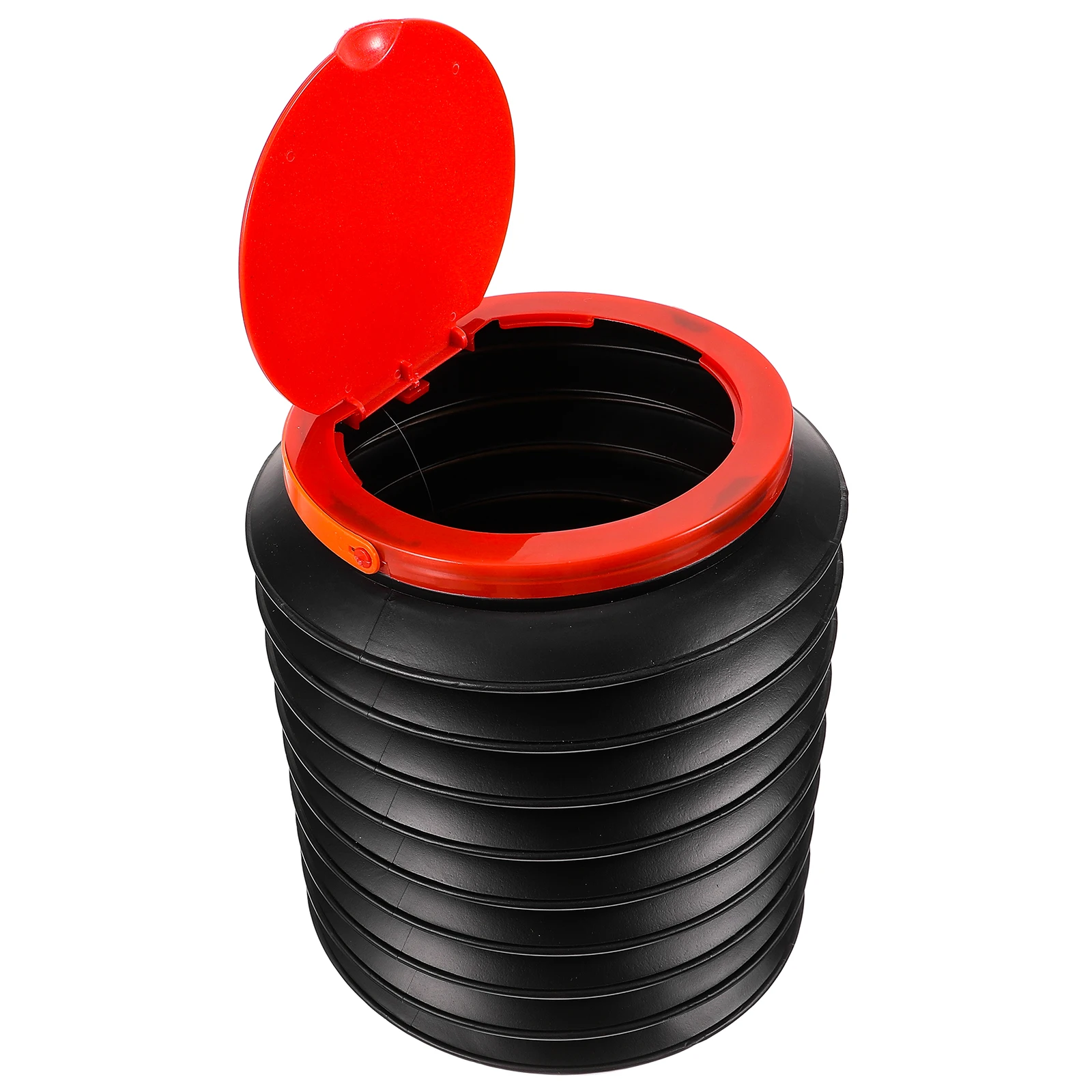 

Folding Trash Can 4L Collapsible Bucket with Lid for Camping Picnic Outdoor Fishing Large Capacity Plastic Storage Container