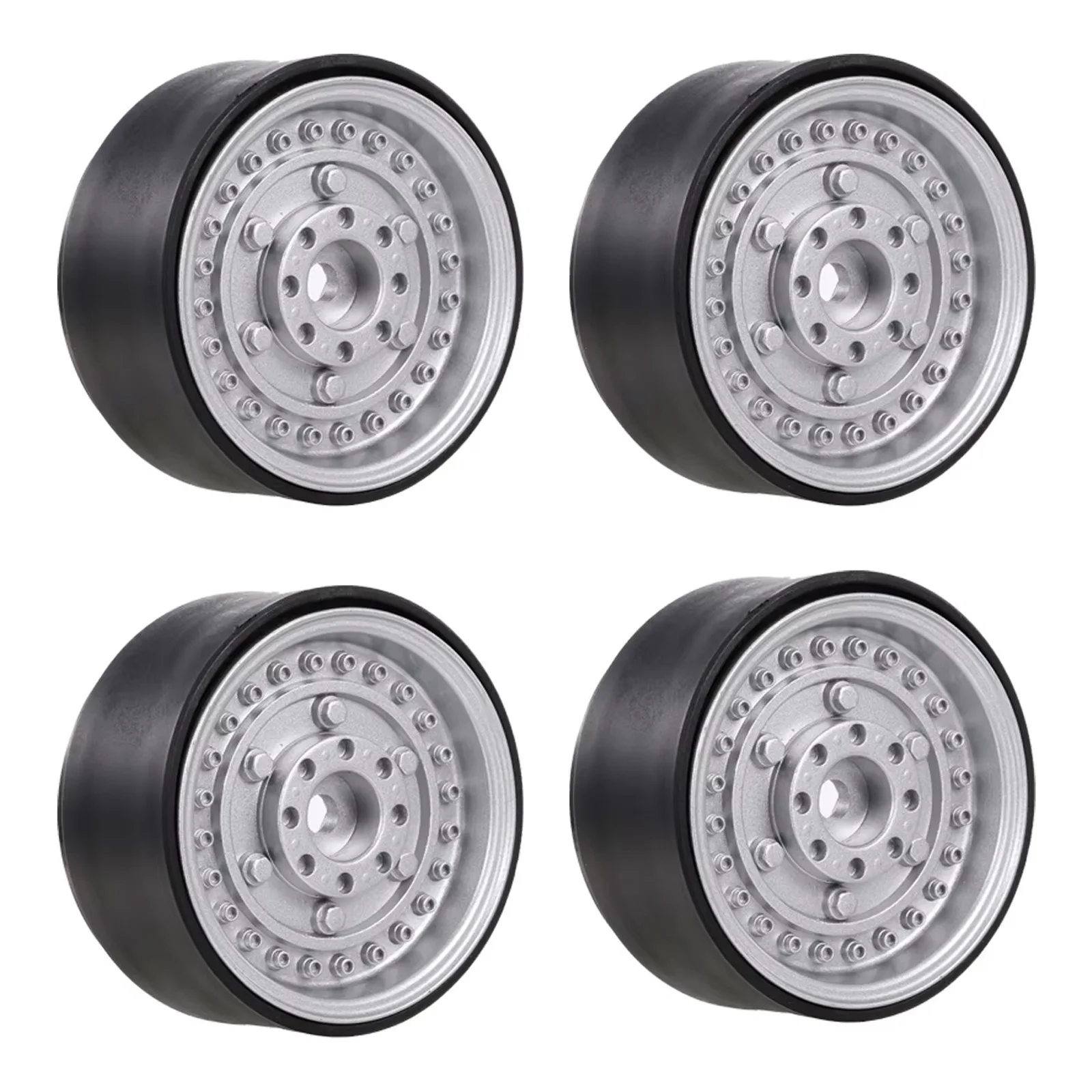 RCXAZ 1.9 Metall-Beadlock-Räder, für 1/10 RC Rock Crawler Axial SCX10 II III 90046 TRX4 Redcat GEN8 MST RGT Traxxas TRX4 RC4WD