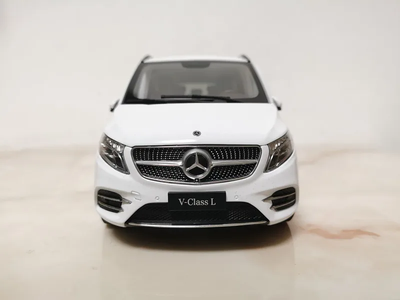 

Оригинальная модель Mercedes-Benz V260l Viano V-Class Mpv, коммерческий автомобиль, коллекция моделей автомобилей из сплава 1:18, подарок на складе