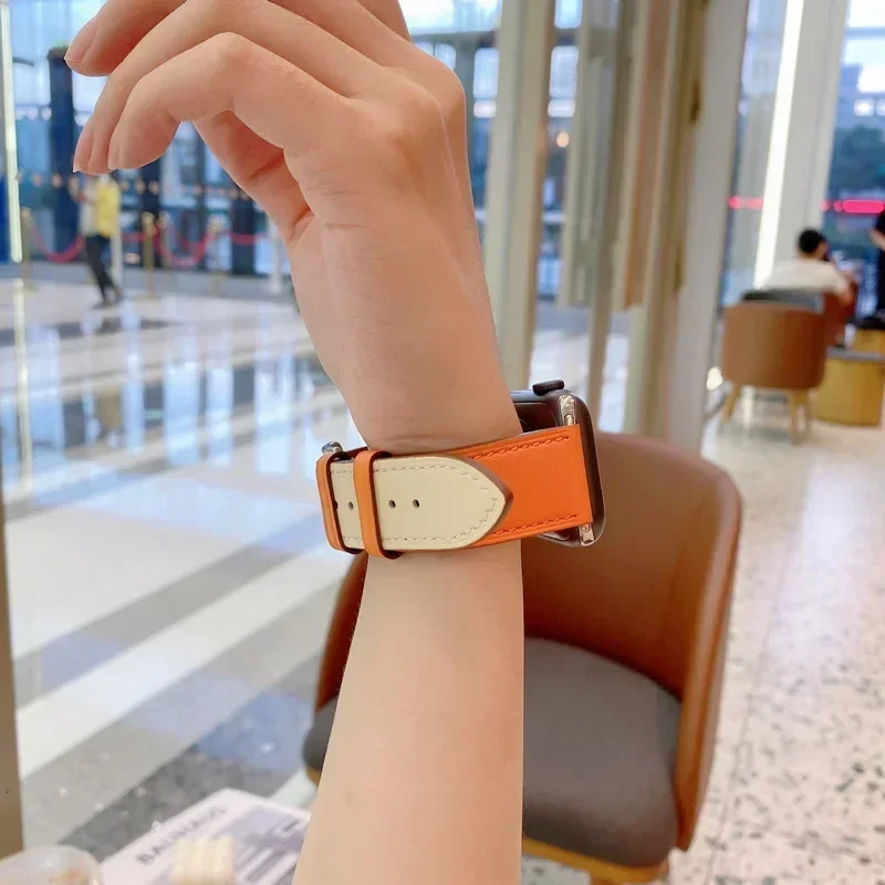 Leather watch band for Redmi watch 4 strap Smart single tour Bracelet Loop Watchband correa for xiaomi mi band 8 pro Accessories
