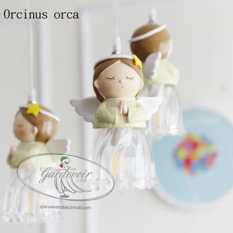 

Simple American cherub children's room chandeliers restaurants bar chandeliers free shipping