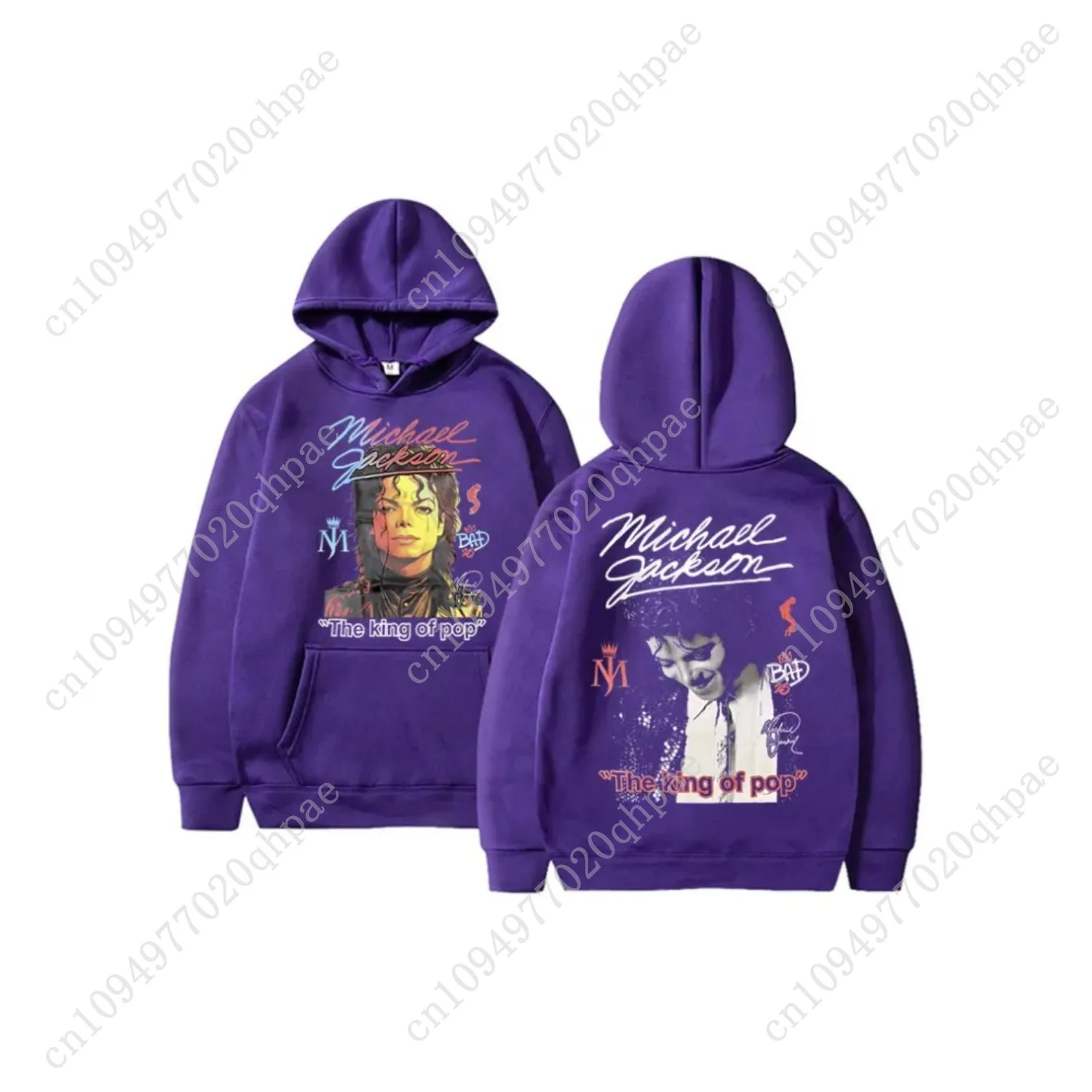 Classic Vintage Michael Jackson Graphics Hoodie Men Women Hip Hop Punk Rock Sweatshirt Male Gothic Harajuku Oversized Hoodies