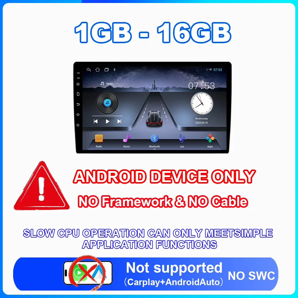 Android 16 autoradio voor KIA K3 RIO 2011 2012 2013 2014 2015 Carplay multimediaspeler stereo navigatie GPS 4G Wifi 2 Din - afbeelding 1