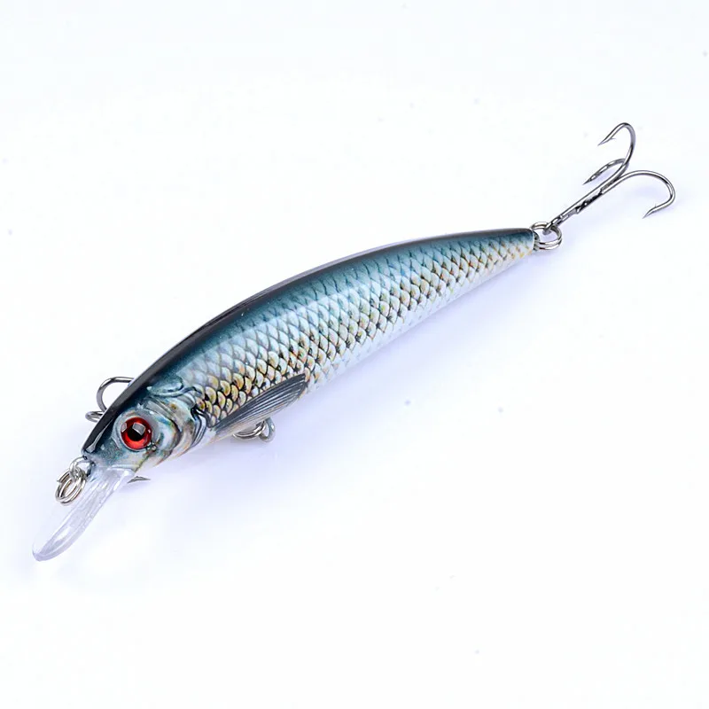 1pc 11cm 11.5g  Fishing Lure Colorful Printing Sinking Minno
