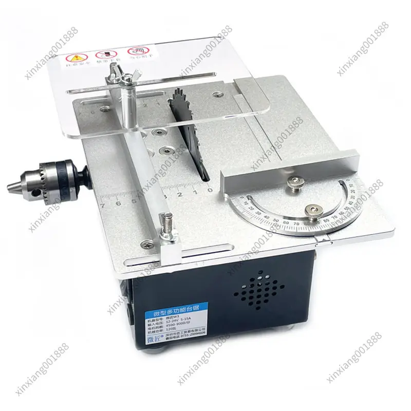 

Мини-настольная пила, многофункциональная прецизионная электрическая пила для деревообработки, бытовая микро-резательная машина для DIY, настольная маленькая циркулярная пила