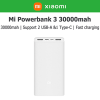 Xiaomi Mi 30000mAh Gen 3 Power Bank Fast Charge USB-C Quick Charge Powerbank PB3018ZM Portable Charger Power Bank 30000mah