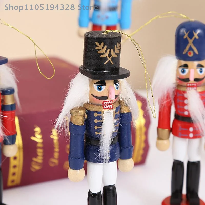 [FN] 1/3/6 قطعة ديكور سطح المكتب 12 سنتيمتر المنمنمات كسارة البندق دمية الحلي الكرتون الجوز الجنود الفرقة دمية قلادة هدية الكريسماس